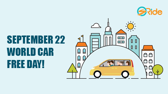 sRide celebrates World Car Free Day!