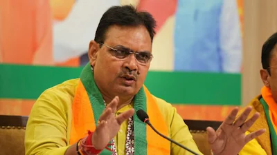 Rajasthan CM Bhajanlal Sharma — state mandates carpooling, EV adoption and foreign-travel ban to cut costs